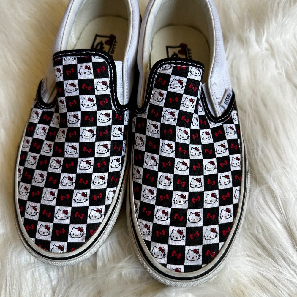 Hello Kitty x Vans Classic Slip Ons Womens Size 7